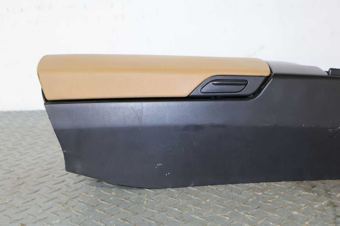 06-08 Porsche 911 997 Convertible Center Floor Console W/ Lid (Sand Beige TD)