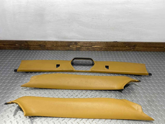 99-05 Porsche 911 996 Convertible A Pillar Trim Panels 3 PCS (Savannah Beige SA)