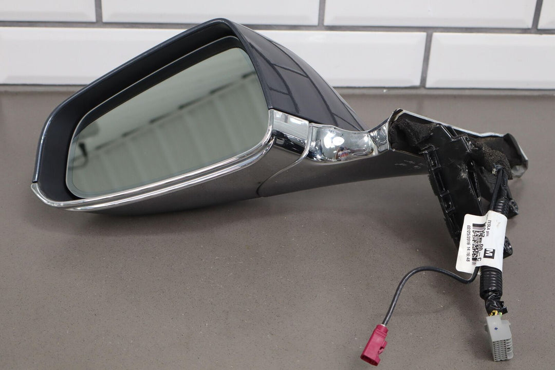 2013-2020 Tesla Model S Driver Left Power Folding Door Mirror (Steel Gray PMNG)