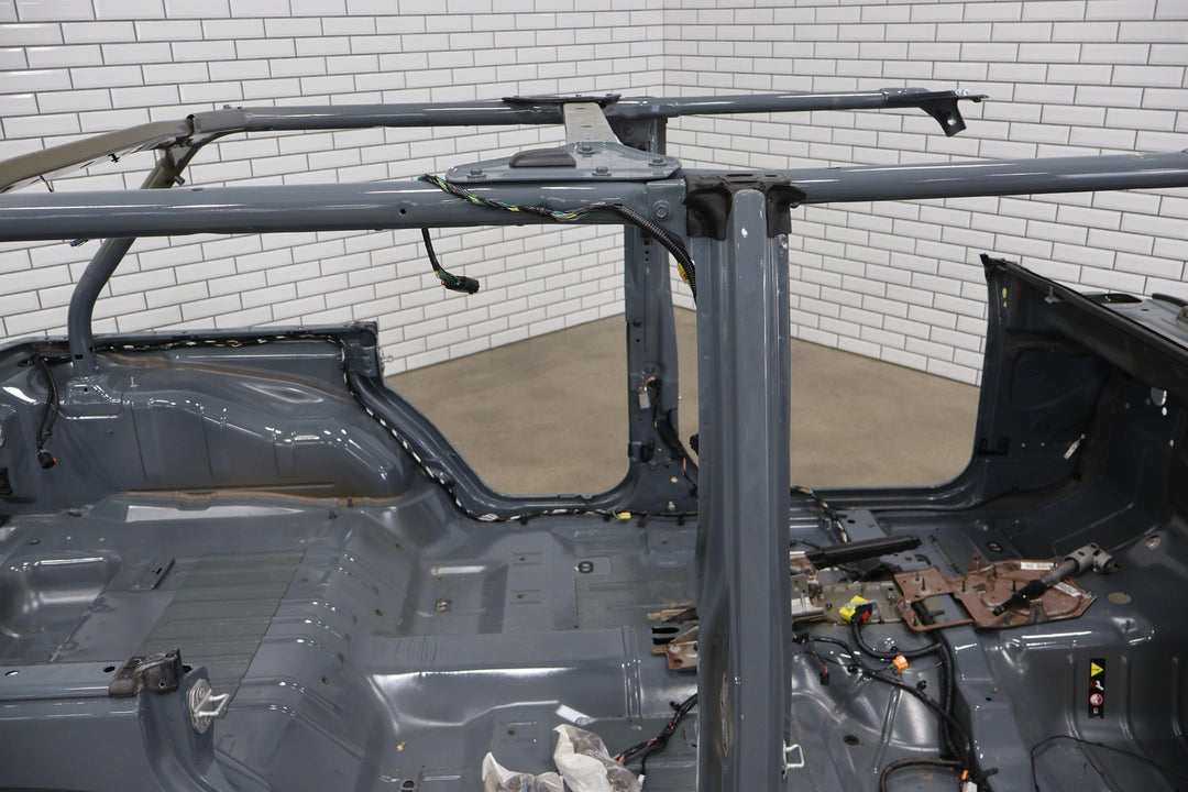 grey 2015 Jeep Wrangler JKU 4 DR Bare Body Shell 