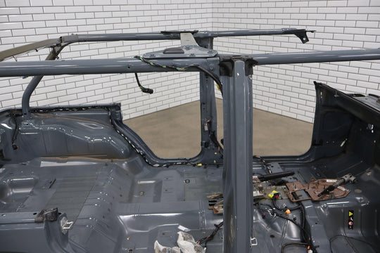 grey 2015 Jeep Wrangler JKU 4 DR Bare Body Shell 