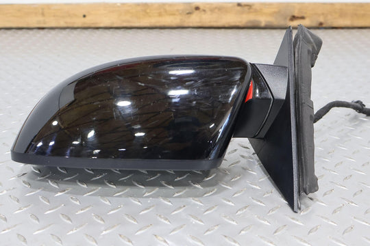 15-20 Dodge Charger Left LH Driver Power Heated Door Mirror (Pitch Black/Red)