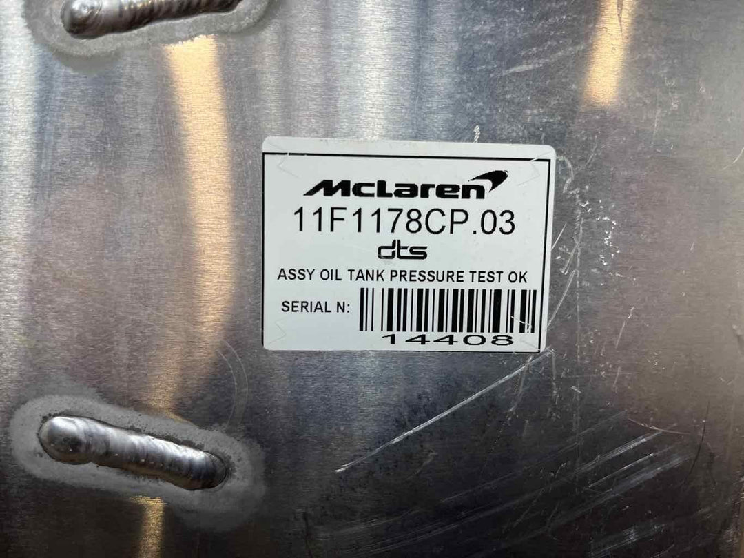 16-20 McLaren 570S Spider Main Engine Oil Tank Reservoir OEM (11f1178cp)