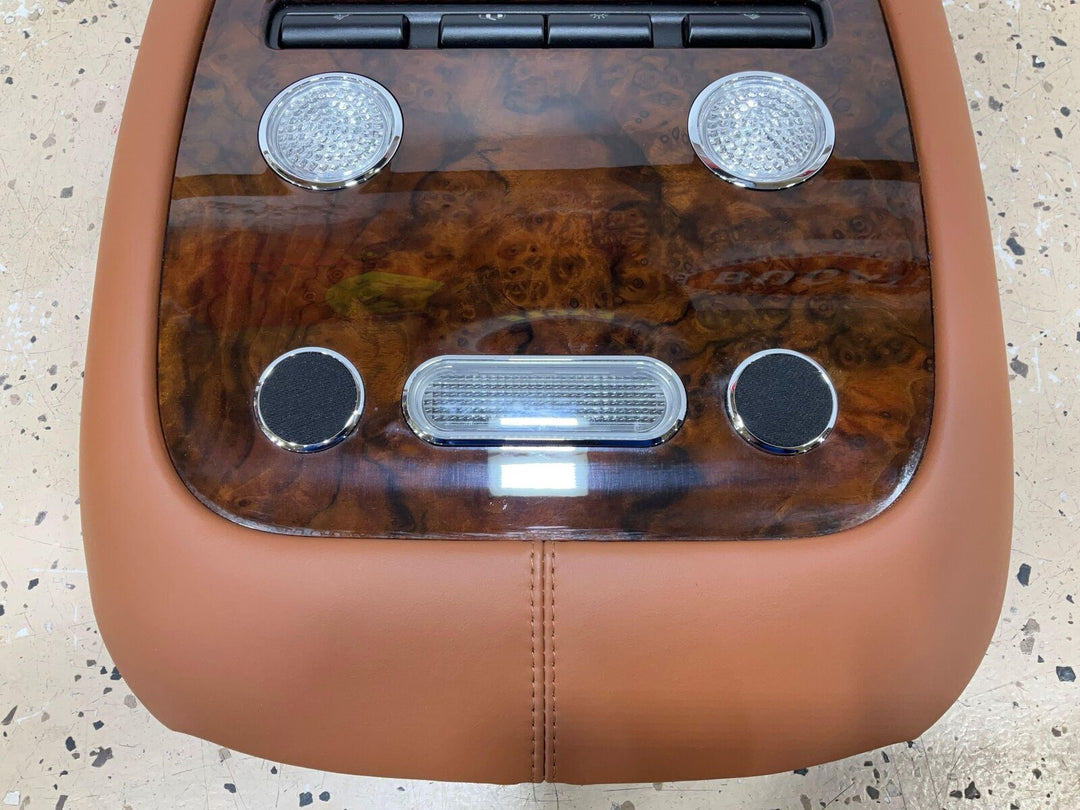 03-10 Bentley Continental GT Rear Roof Mounted Console (Saddle/Woodgrain 99)