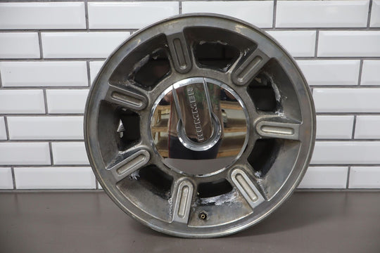 03-07 Hummer H2 Single (1) Aluminum 17x8.5 OEM Silver Wheel W/ Center Cap