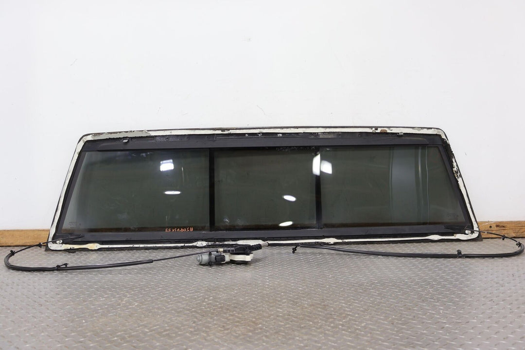 13-18 Ram 1500 Rear OEM Power Sliding Back Window Glass (Tested) Privacy Tint