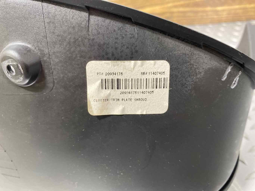 07-13 Chevy Silverado 3500 Speedometer Trim Bezel (Textured Black) 20934176