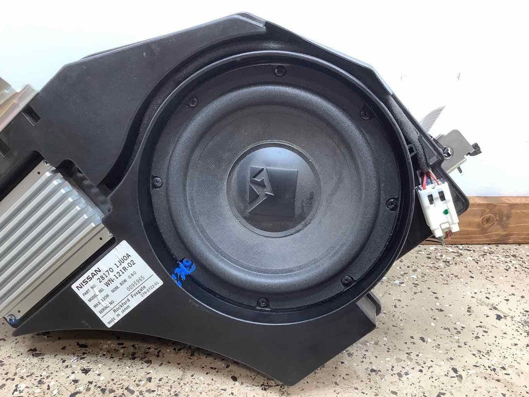 11-14 Nissan Juke Rear Rockford Fosgate Subwoofer Speaker OEM (28170-1JUOA)