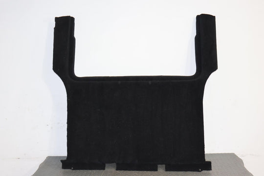 12-15 Tesla Model Rear Interior Trunk Floor Carpeting (Black BLK) Minor Wear