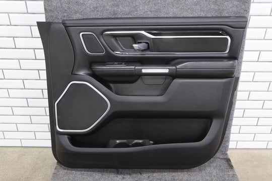 19-23 Ram 1500 Laramie New Style Front Right Interior Door Trim Panel (Black X9)