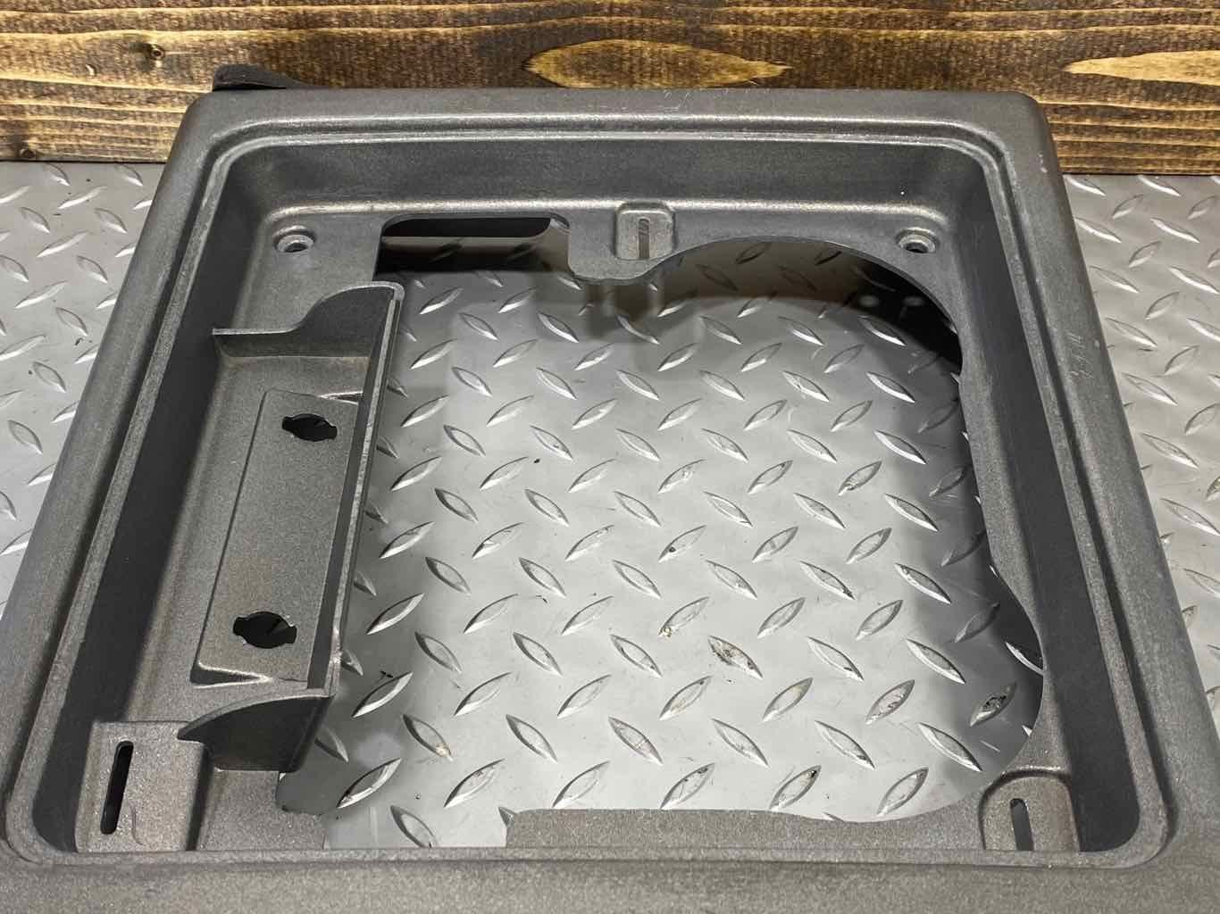 03-07 Hummer H2 Center Console Top Trim Panel Cover Arm Rest Surround OEM Silver