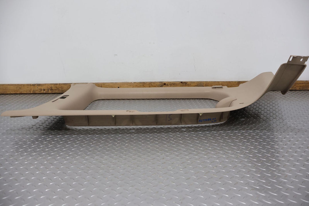 98-02 Toyota Land Cruiser Left Upper Interior Quarter Window Trim (Beige LA40)