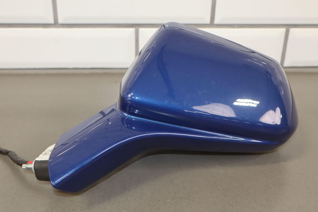 2020-2023 Chevy Camaro Left Driver Power Heated Mirror (Riverside Blue GKK)