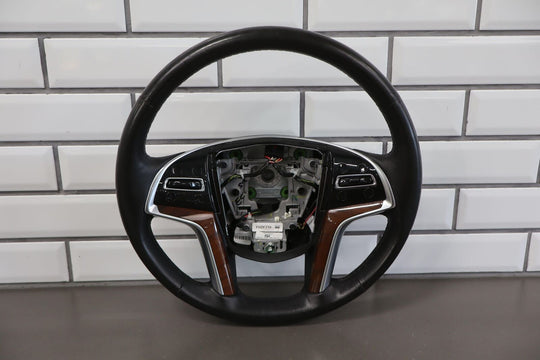 2015-2020 Cadillac Escalade OEM Heated Leather Steering Wheel (Black)