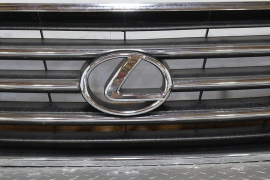 03-12 Lexus GX470 Front Upper Hood Grille (Weathered) OEM (5 Tabs Repaired)