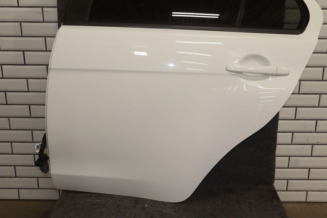 08-15 Mitsubishi Lancer Evolution Evo X Driver Left Rear Door (White W37)