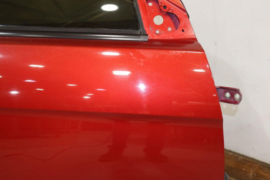 08-15 Mitsubishi Lancer EVO X Front Right Door W/Glass Rally Red P26 -See Photos