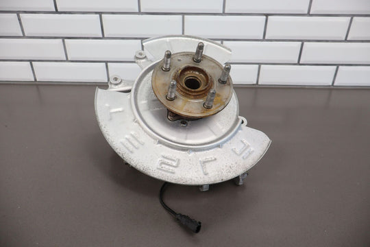 16-20 Tesla Model X Rear Left LH Spindle Knuckle With Hub (60K Miles)