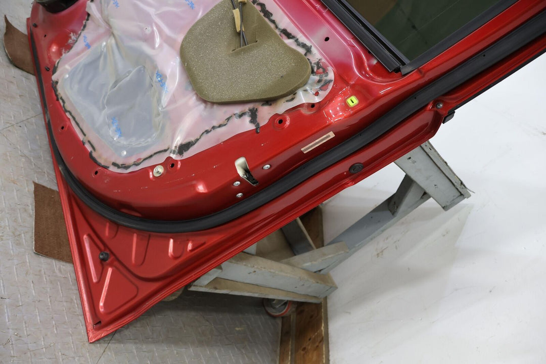 08-15 Mitsubishi Lancer EVO X Front Right Door W/Glass Rally Red P26 -See Photos