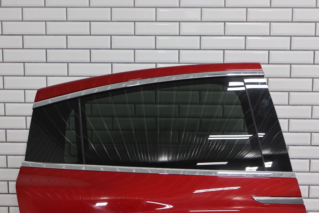 16-20 Tesla Model X Rear Right RH Falcon Door W/ Glass (Red Multi-Coat RED)