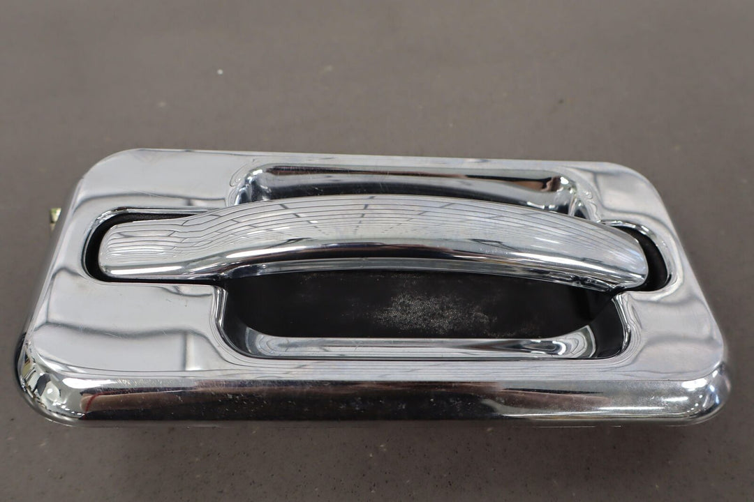 2003-2009 Hummer H2 Exterior Door Handles Set Of 4 (Black/Aftermarket Chrome)