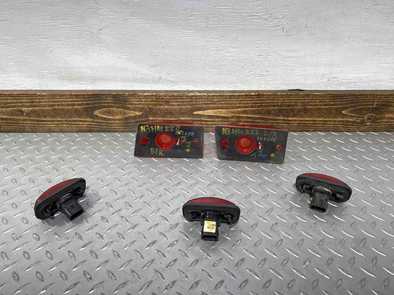 03-09 Hummer H2 OEM Rear Clearance Light Set (5 Piece) Red