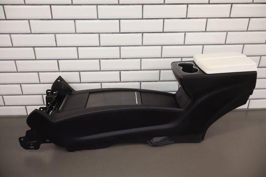 16-20 Tesla Model X OEM Center Floor Console W/ Arm Rest (Black & White UWT)