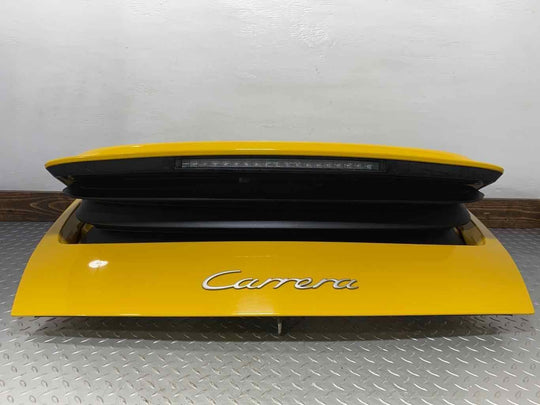 05-08 Porsche 911 997 Convertible Engine Cover W/Spoiler&Fan (Speed Yellow 12H)