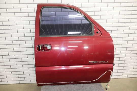 99-06 GMC Yukon Sierra Passenger Right Front Door (Sport Red 63u) See Photos