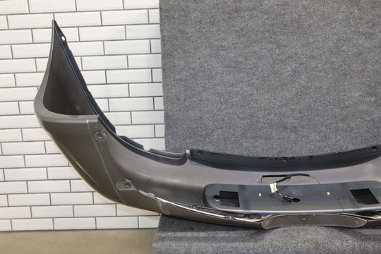 2003-2004 Porsche Boxster Rear OEM Bumper (Seal Gray Metallic L6B4) Impact Marks