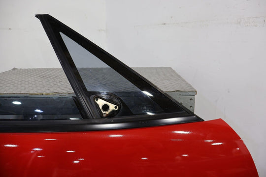 88-91 Buick Reatta Right RH Passenger Door W/ Glass (Bright Red 66i) Resprayed