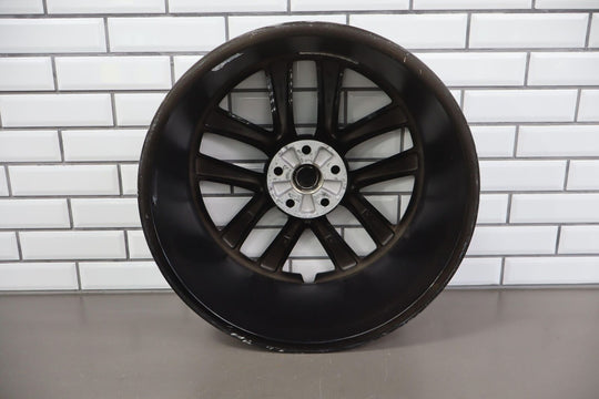 2022 Tesla S Single (1) 21x9.5 Front Wheel Black Split 5-Spoke *See Photos*