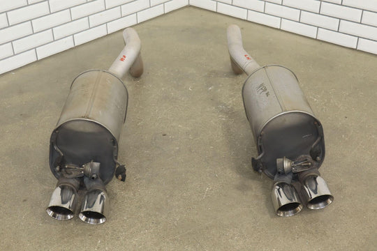 05-08 Chevy C6 Corvette OEM Pair Left & Right NPP Exhaust Mufflers 94K Miles