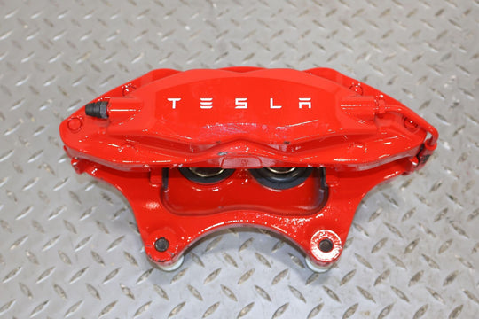 12-20 Tesla Model S Front Pair LH & RH Performance Brake Calipers (Red) 79K