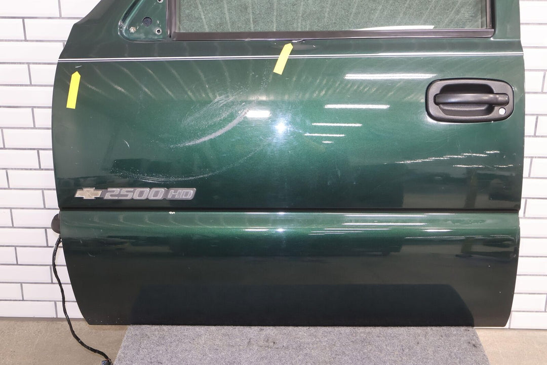 99-06 Silverado Sierra Crew Cab Front Left Electric Door W/ Glass (Dark Green)