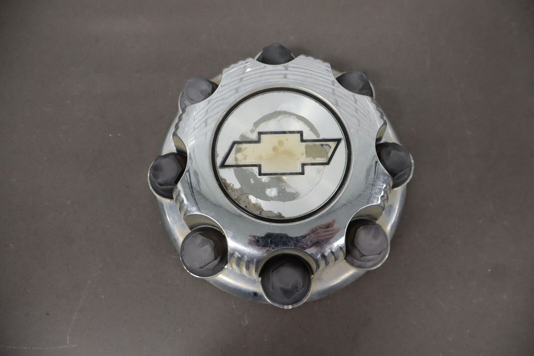 99-10 Chevy 2500HD 3500 OEM Chrome PY0 Center Caps (4)