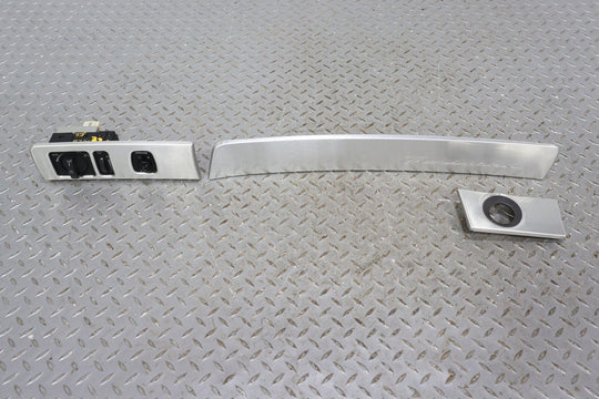 02-05 Ford Thunderbird Dash Mounted Interior Trim Kit 3 Pieces (Aluminium)