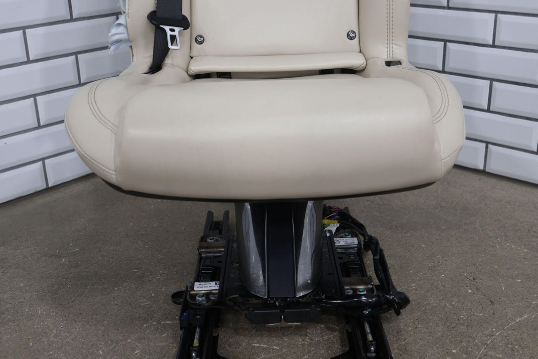 2016-2020 Tesla Model X Rear 2nd Row Right RH Leather Seat (Cream) Blown Bag