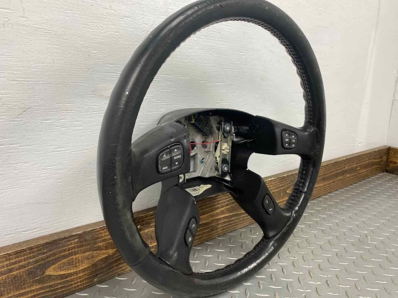 03-07 Hummer H2 OEM Leather Steering Wheel (Ebony 48I) See Notes