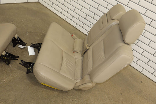 03-09 Lexus GX470 Pair LH&RH Split Bench 2nd Row Leather Seat Set (Ivory 00)