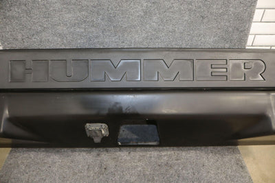 03-05 Hummer H2 OEM Rear Bumper Bar / End Caps (Textured Black) See Photos