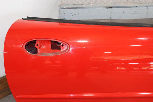 97-04 Chevy Corvette C5 Right RH Passenger Door Shell (Torch Red 70U) SOLD BARE