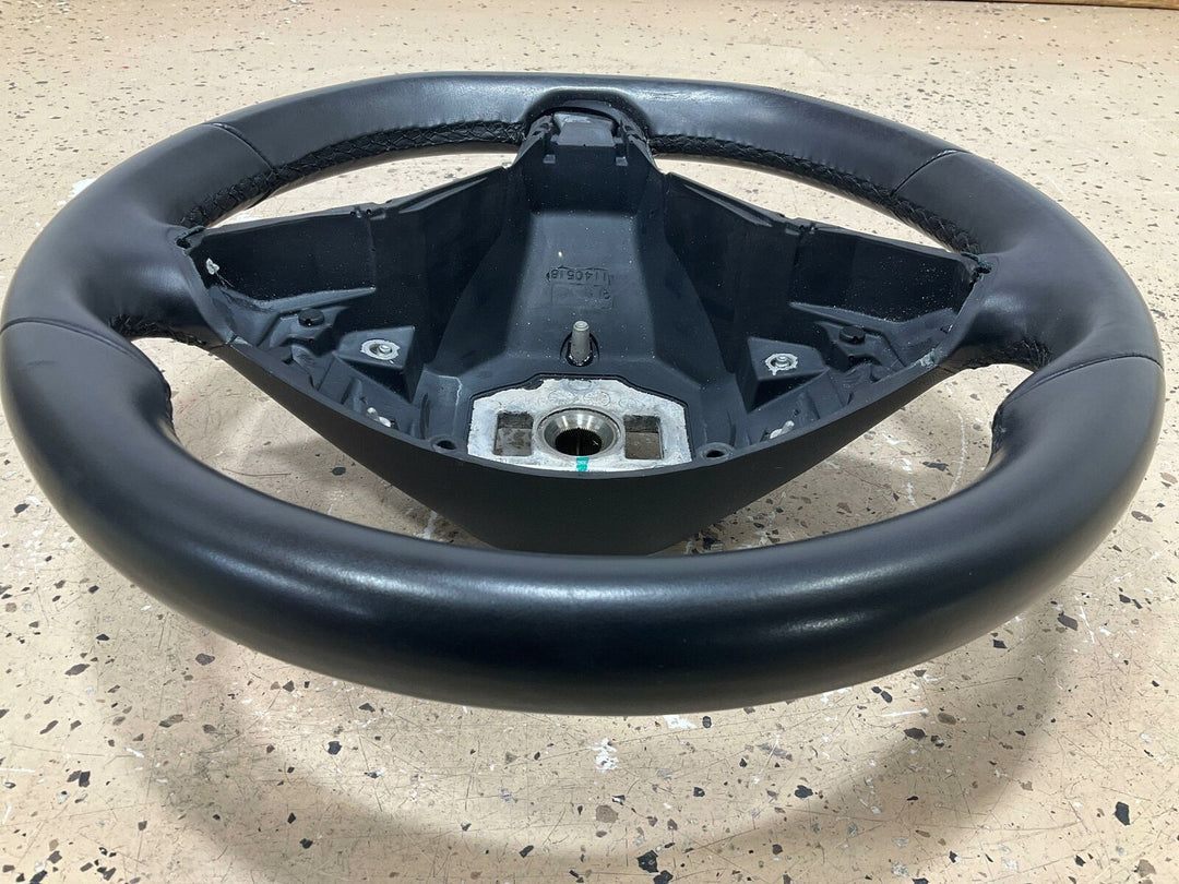 16-21 Tesla Model S Leather Steering Wheel (Black) OEM 1005279-00-E