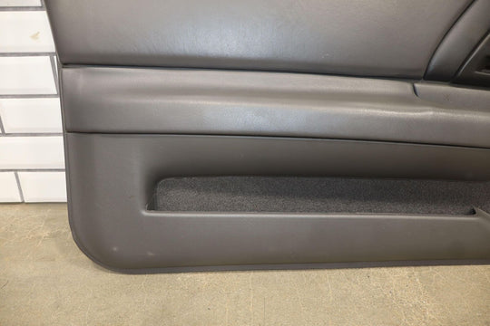 1997 Chevy Camaro Left Driver Door Trim Panel Dark Gray (142) NO Switch