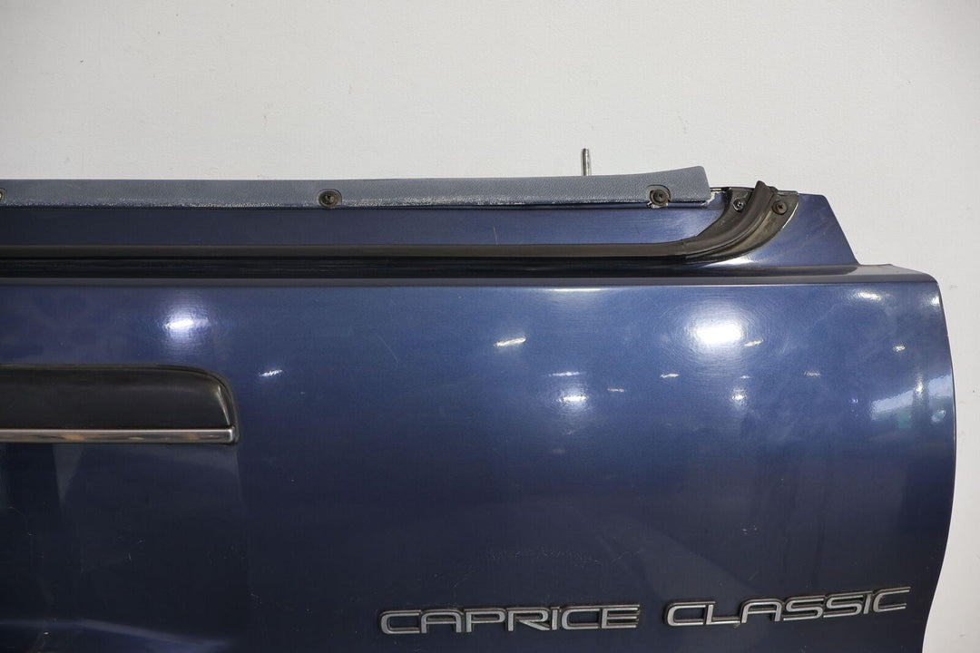 91-96 Chevy Caprice Roadmaster Wagon OEM Rear Tailgate (Adriatic Blue 30u) Notes