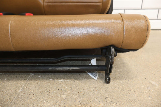 12-14 Jeep Wrangler Rubicon JK 2DR Rear Leather Seat (Dark Saddle XV) See Photos