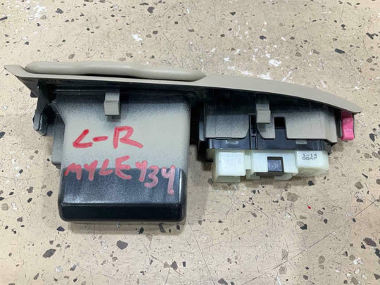 03-09 Lexus GX470 Driver Left Rear Window Switch W/Bezel (ivory) Tested