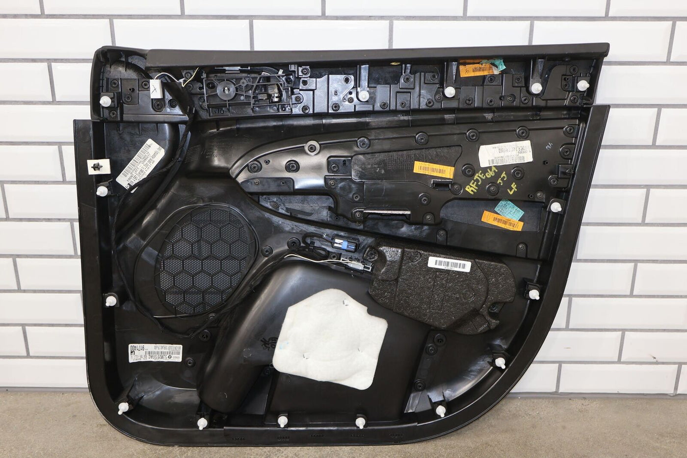 15-18 Jeep Grand Cherokee SRT8 Interior Door Trim Panels Set of 4 -Black/Carbon
