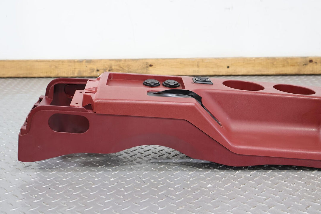 87-93 Ford Mustang GT Foxbody Center Floor Console W/Shift Boot&Bezel (Red DR)