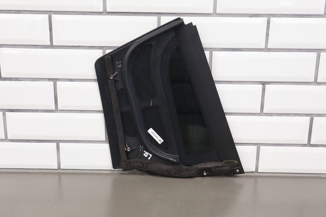 2016-2020 Tesla Model X Rear Left LH Vent Window Glass W/ Frame (Door Mounted)